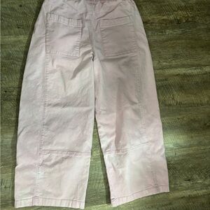 Anthropologie Pilcro Pink Wide-Leg Crop Pants